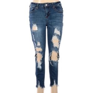 Song Denim High Rise Skinny Ankle Biter size 27